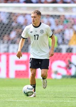 Florian Wirtz, Nr. 17 DFB in the UEFA Nations League 2025 Third Place match GERMANY - FRANCE 0-2 in Season 2024 2025 at June 8, 2025 in Stuttgart, Germany.