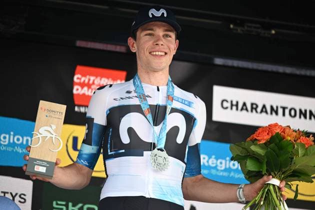 10-06-2025 Criterium Du Dauphine Libere; Tappa 03 Brioude - Charantonnay; 2025, Movistar; Romeo Abad, Ivan; Charantonnay; 