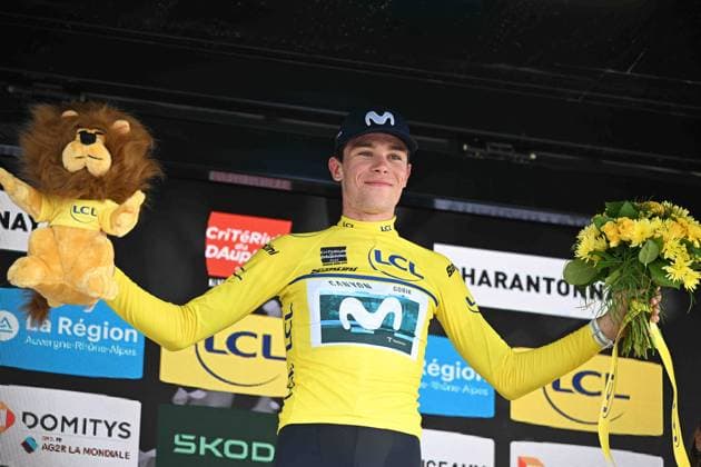 10-06-2025 Criterium Du Dauphine Libere; Tappa 03 Brioude - Charantonnay; 2025, Movistar; Romeo Abad, Ivan; Charantonnay; 