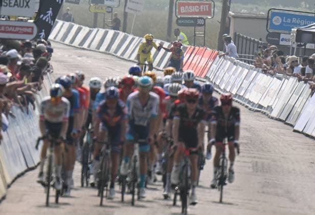 10-06-2025 Criterium Du Dauphine Libere; Tappa 03 Brioude - Charantonnay; 2025, Lidl - Trek; Milan, Jonathan; Consonni, Simone; Charantonnay; 