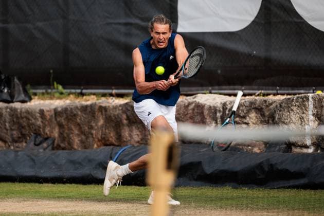 BOSS OPEN ATP250 10 06 2025 Alexander Zverev GER trains, in training BOSS OPEN ATP250 Stuttgart, Tennisclub Weissenhof on 10 06 2025 Copyright: xBEAUTIFULxSPORTS Wunderlx