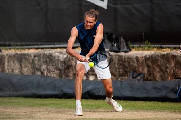 BOSS OPEN ATP250 10 06 2025 Alexander Zverev GER trains, in training BOSS OPEN ATP250 Stuttgart, Tennisclub Weissenhof on 10 06 2025 Copyright: xBEAUTIFULxSPORTS Wunderlx