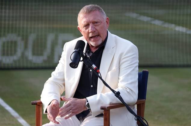 BAU Stuttgart Tennis , BOSS Open, Boris Becker beim Podcast