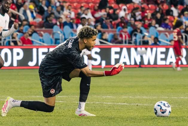 Toronto, Ontario, Canada, Jun 10th 2025 Dayne St. Clair (1 Canada) in action during the Canadian Shield International Friendly, Länderspiel, Nationalmannschaft game between Canada and Ivory Coast at BMO Field in Toronto, Canada (EDITORIAL USAGE ONLY). (Curtis Wong SPP) Copyright: xCurtisxWongx xSPPx spp-en-CuWoSp-2025-06-10 Canada v Ivory Coast-37