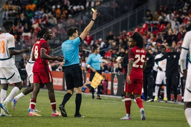 Toronto, Ontario, Canada, Jun 10th 2025 Jayden Nelson (25 Canada) in action during the Canadian Shield International Friendly, Länderspiel, Nationalmannschaft game between Canada and Ivory Coast at BMO Field in Toronto, Canada (EDITORIAL USAGE ONLY). (Curtis Wong SPP) Copyright: xCurtisxWongx xSPPx spp-en-CuWoSp-2025-06-10 Canada v Ivory Coast-52