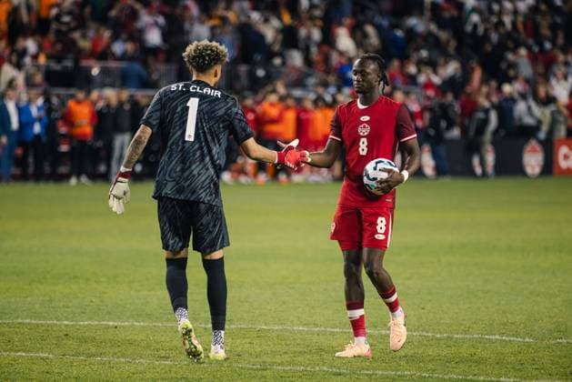 Toronto, Ontario, Canada, Jun 10th 2025 Penalty shoot out during the Canadian Shield International Friendly, Länderspiel, Nationalmannschaft game between Canada and Ivory Coast at BMO Field in Toronto, Canada (EDITORIAL USAGE ONLY). (Curtis Wong SPP) Copyright: xCurtisxWongx xSPPx spp-en-CuWoSp-2025-06-10 Canada v Ivory Coast-77