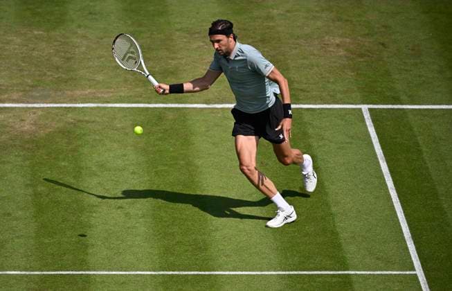 Arthur Rinderknech FRA Action Tennis Men BOSS Open ATP 250 Stuttgart 2025 Weissenhof BOSS Open ATP 250 Stuttgart 2025