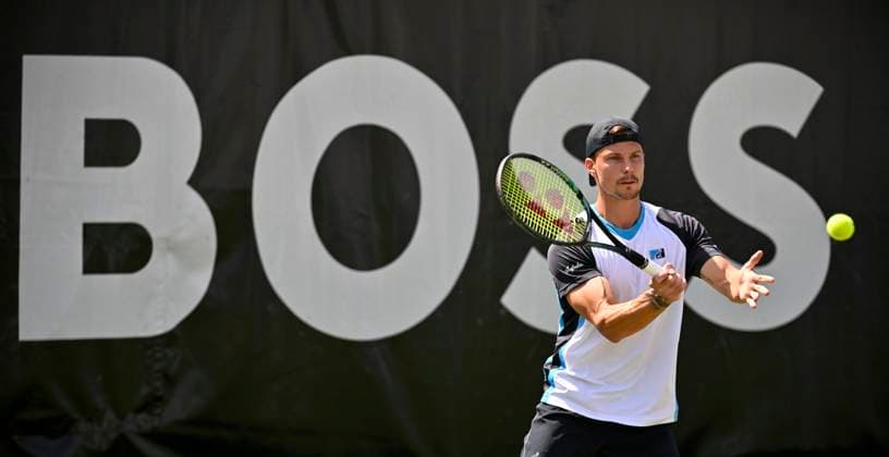 Marton Fucsovics HUN Promotion BOSS Tennis Men BOSS Open ATP 250 Stuttgart 2025 Weissenhof BOSS Open ATP 250 Stuttgart 2025