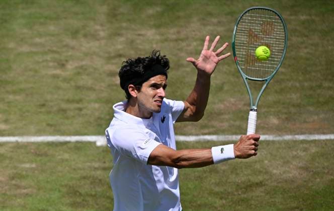 Pierre Hugues Herbert FRA Action Tennis Men BOSS Open ATP 250 Stuttgart 2025 Weissenhof BOSS Open ATP 250 Stuttgart 2025