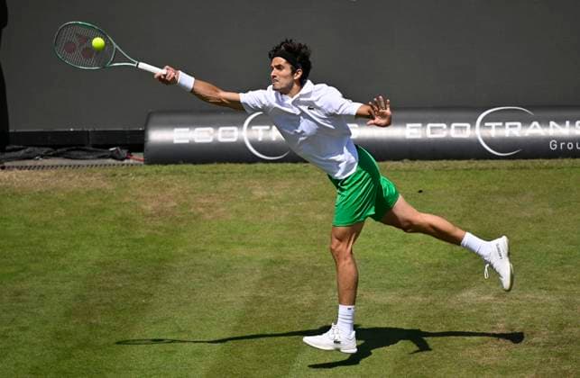 Pierre Hugues Herbert FRA Action Tennis Men BOSS Open ATP 250 Stuttgart 2025 Weissenhof BOSS Open ATP 250 Stuttgart 2025