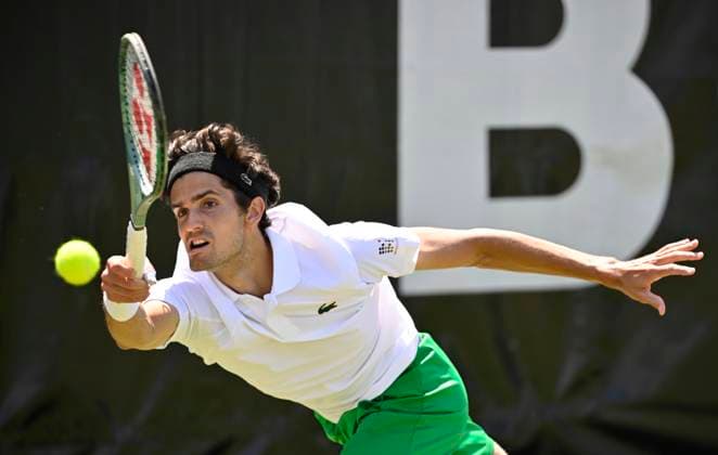 Pierre Hugues Herbert FRA Action Tennis Men BOSS Open ATP 250 Stuttgart 2025 Weissenhof BOSS Open ATP 250 Stuttgart 2025
