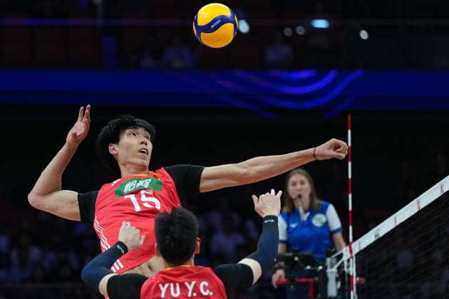 Volleyball, Nations League, China - Japan