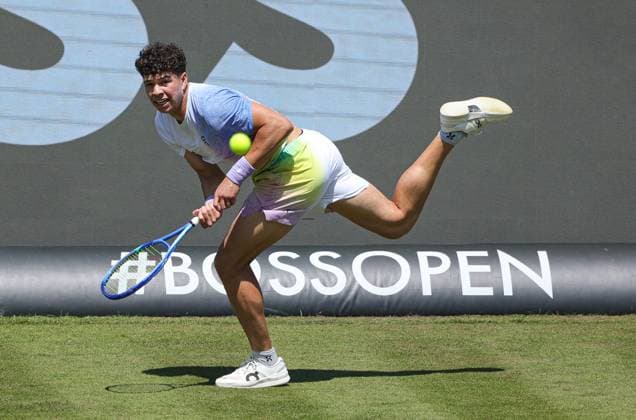 11 06 2025,Boss Open 2025, TC Weissenhof Stuttgart, ATP Tour 250 Tennis, Sport, in the picture Ben Shelton USA