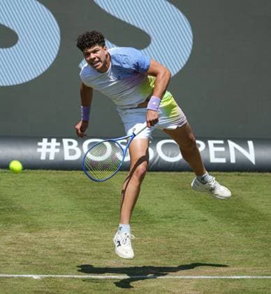 11 06 2025,Boss Open 2025, TC Weissenhof Stuttgart, ATP Tour 250 Tennis, Sport, in the picture Ben Shelton USA