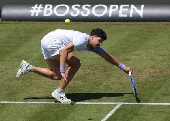 11 06 2025,Boss Open 2025, TC Weissenhof Stuttgart, ATP Tour 250 Tennis, Sport, in the picture Ben Shelton USA