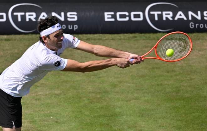 Taylor Fritz USA Action Tennis Men BOSS Open ATP 250 Stuttgart 2025 Weissenhof BOSS Open ATP 250 Stuttgart 2025