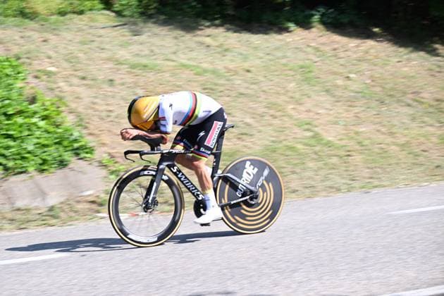 11-06-2025 Criterium Du Dauphine Libere; Tappa 04 Charmes Sur Rhone - Saint Peray; 2025, Soudal - Quick Step; Evenepoel, Remco; Saint Peray; 