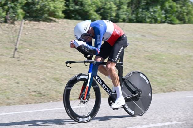 11-06-2025 Criterium Du Dauphine Libere; Tappa 04 Charmes Sur Rhone - Saint Peray; 2025, Decathlon - Ag2r La Mondiale; Armirail, Bruno; Saint Peray; 