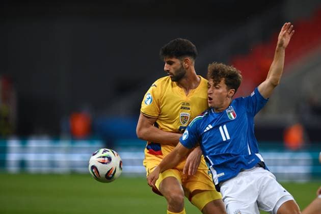 UEFA Under 21: Romania - Italy Tommaso Baldanzi of Italy in action during the UEFA Under 21 Championship Slovakia 2025 Group A match between Italy and Romania, in Trnava, June 11, 2025. aLEX nicodim Imago Images Copyright: xx