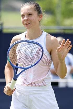Ilkley Tennis Club, England, June 11th 2025: Antonia Ruzic during the WTA, Tennis Damen 125 Lexus Ilkley Open Day 4 match with Celine Naef at Ilkley Tennis Club in Ilkley, England on June 11th 2025. (Sean Chandler SPP) Copyright: xSeanxChandlerx xSPPx spp-en-SeChSp-WTA 125 Lexus Ilkley Open - Day 4 - Ilkley Tennis Club-182F5A8673