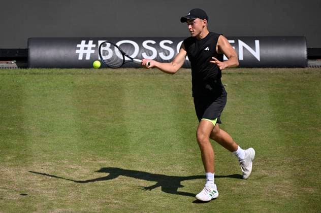 Justin Engel GER Action Tennis Men BOSS Open ATP 250 Stuttgart 2025 Weissenhof BOSS Open ATP 250 Stuttgart 2025