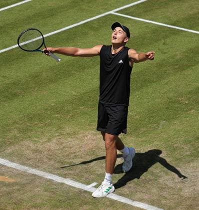 12 06 2025,Boss Open 2025, TC Weissenhof Stuttgart, ATP Tour 250 Tennis, Sport, in the picture Justin Engel GER