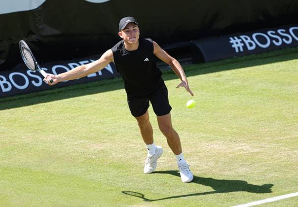 12 06 2025,Boss Open 2025, TC Weissenhof Stuttgart, ATP Tour 250 Tennis, Sport, in the picture Justin Engel GER
