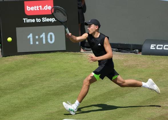 12 06 2025,Boss Open 2025, TC Weissenhof Stuttgart, ATP Tour 250 Tennis, Sport, in the picture Justin Engel GER
