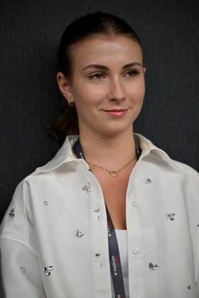 PK Press Conference Justin Engel GER Girlfriend Elisabeth Jasmin Brixel Portrait Tennis Men BOSS Open ATP 250 Stuttgart 2025 Weissenhof BOSS Open ATP 250 Stuttgart 2025