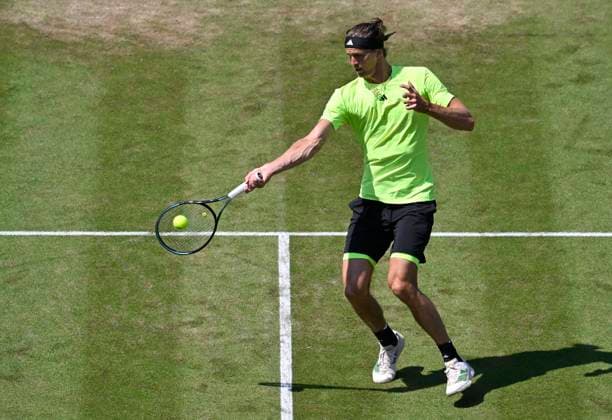 Alexander Zverev GER Action Tennis Men BOSS Open ATP 250 Stuttgart 2025 Weissenhof BOSS Open ATP 250 Stuttgart 2025