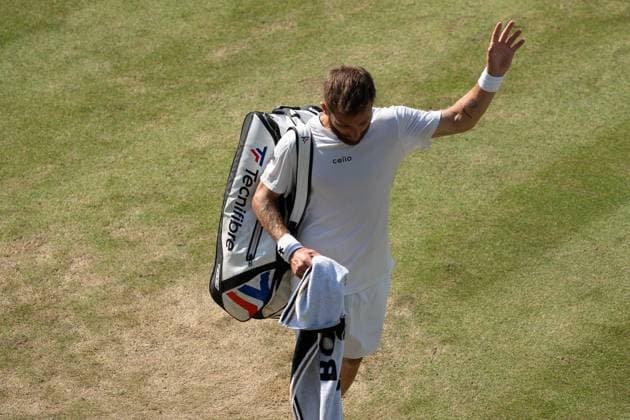 Corentin Moutet farewell, Alexander Zverev vs Corentin Moutet, Tennis, ATP Tournament, Boss Open, Center Court, Round of 16, 12 06 2025, Alexander Zverev vs Corentin Moutet, Tennis, ATP Tournament, Boss Open, Center Court, Round of 16, 12 06 2025, Stuttgart Copyright: xEibner-Pressefoto EdwardxCheungx EP_ECG