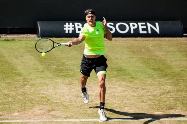 BOSS OPEN ATP250 12 06 2025 Alexander Zverev GER in match against Corentin Moutet FRA BOSS OPEN ATP250 Stuttgart, Tennisclub Weissenhof on 12 06 2025 Copyright: xBEAUTIFULxSPORTS Wunderlx