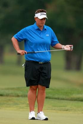 Meijer LPGA, Golf Damen Classic for Simply Give BELMONT, MICHIGAN - JUNE 12: Daniella Iacobelli of Melbourne, Florida lines up her putt on the 8th green during the first round of the Meijer LPGA Classic for Simply Give golf tournament at Blythefield Country Club in Belmont, MI, USA Thursday, June 12, 2025. Belmont Michigan United States  Copyright: xAmyxLemusx originalFilename:lemus-meijerlp250612_npC82.jpg