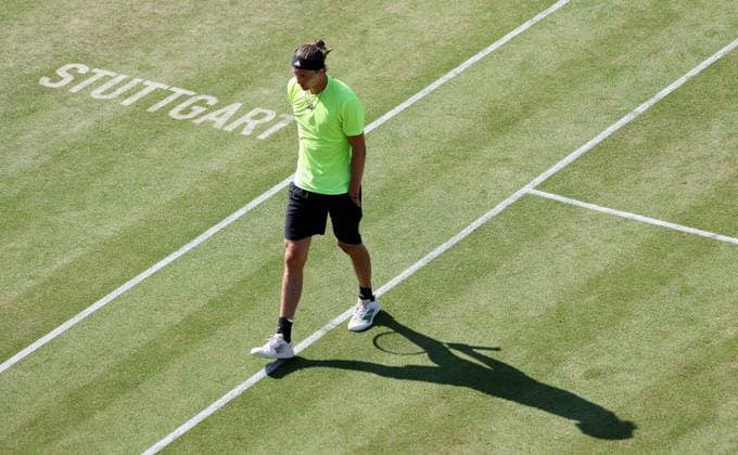 BAU Stuttgart Tennis , BOSS Open, Alexander Zverev GER disappointed