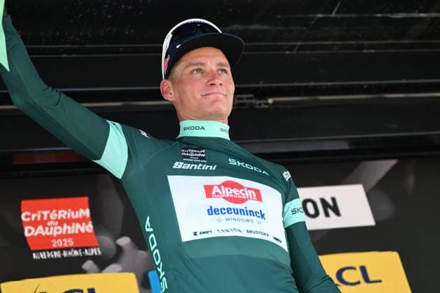 12-06-2025 Criterium Du Dauphine Libere; Tappa 05 Saint Priest - Macon; 2025, Alpecin - Deceuninck; Van Der Poel, Mathieu; Macon; 