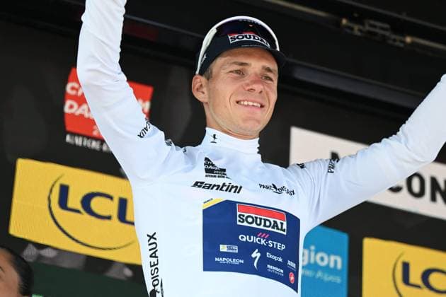 12-06-2025 Criterium Du Dauphine Libere; Tappa 05 Saint Priest - Macon; 2025, Soudal - Quick Step; Evenepoel, Remco; Macon; 