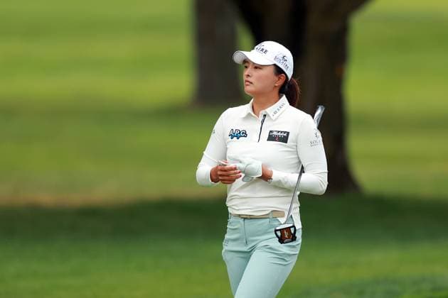 Meijer LPGA, Golf Damen Classic for Simply Give BELMONT, MICHIGAN - JUNE 12: Jin Young Ko of Seoul, Republic of Korea walks on the 17th fairway during the first round of the Meijer LPGA Classic for Simply Give golf tournament at Blythefield Country Club in Belmont, MI, USA Thursday, June 12, 2025. Belmont Michigan United States  Copyright: xAmyxLemusx originalFilename:lemus-meijerlp250612_npg77.jpg