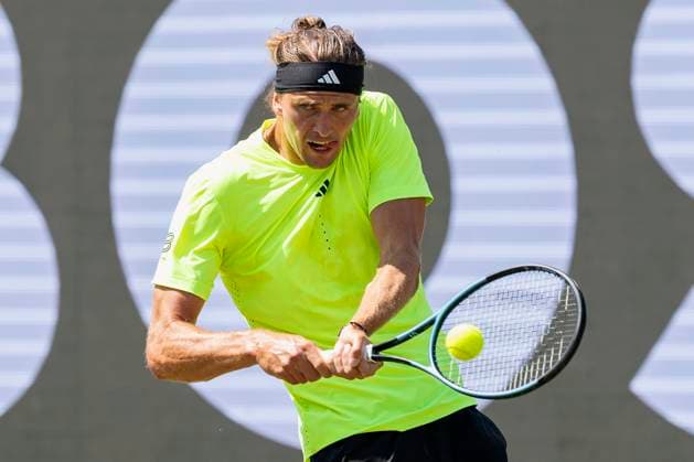 Alexander Zverev Germany during his match against Corentin Moutet France 12 06 2025, Tennis, Boss Open ATP 250, GER, Stuttgart, TC Weissenhof Copyright: HMBxMedia xHeikoxBecker