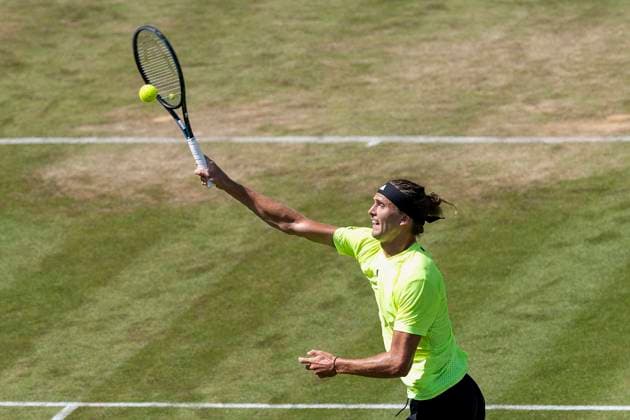 Alexander Zverev Germany during his match against Corentin Moutet France 12 06 2025, Tennis, Boss Open ATP 250, GER, Stuttgart, TC Weissenhof Copyright: HMBxMedia xHeikoxBecker