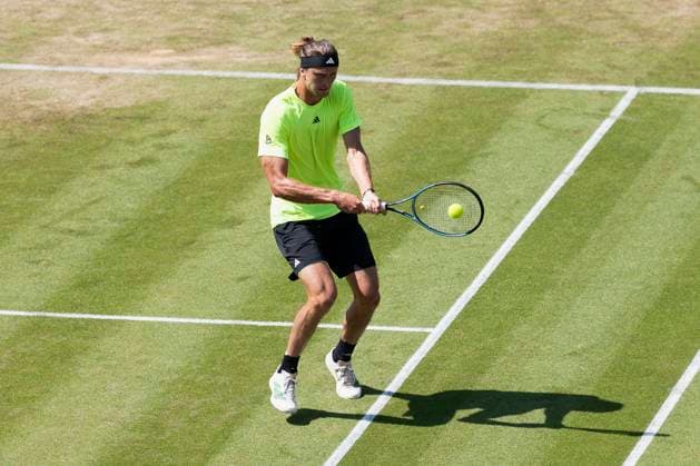 Alexander Zverev Germany during his match against Corentin Moutet France 12 06 2025, Tennis, Boss Open ATP 250, GER, Stuttgart, TC Weissenhof Copyright: HMBxMedia xHeikoxBecker