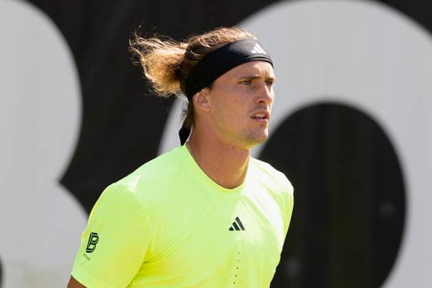 Alexander Zverev Germany during his match against Corentin Moutet France 12 06 2025, Tennis, Boss Open ATP 250, GER, Stuttgart, TC Weissenhof Copyright: HMBxMedia xHeikoxBecker