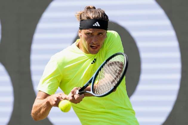 Alexander Zverev Germany during his match against Corentin Moutet France 12 06 2025, Tennis, Boss Open ATP 250, GER, Stuttgart, TC Weissenhof Copyright: HMBxMedia xHeikoxBecker