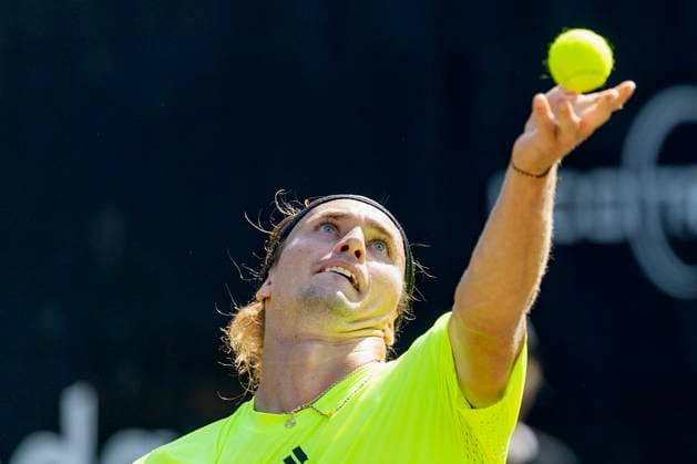 Alexander Zverev Germany during his match against Corentin Moutet France 12 06 2025, Tennis, Boss Open ATP 250, GER, Stuttgart, TC Weissenhof Copyright: HMBxMedia xHeikoxBecker