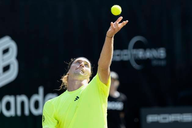 Alexander Zverev Germany during his match against Corentin Moutet France 12 06 2025, Tennis, Boss Open ATP 250, GER, Stuttgart, TC Weissenhof Copyright: HMBxMedia xHeikoxBecker