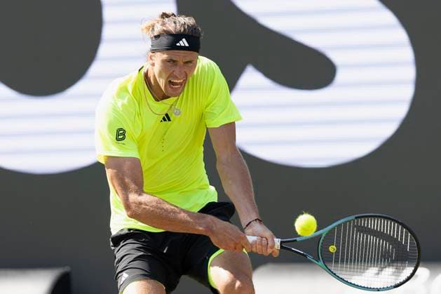 Alexander Zverev Germany during his match against Corentin Moutet France 12 06 2025, Tennis, Boss Open ATP 250, GER, Stuttgart, TC Weissenhof Copyright: HMBxMedia xHeikoxBecker