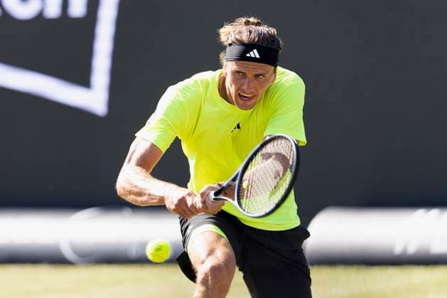 Alexander Zverev Germany during his match against Corentin Moutet France 12 06 2025, Tennis, Boss Open ATP 250, GER, Stuttgart, TC Weissenhof Copyright: HMBxMedia xHeikoxBecker