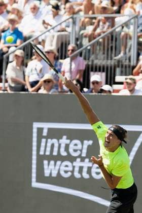 Alexander Zverev Germany during his match against Corentin Moutet France 12 06 2025, Tennis, Boss Open ATP 250, GER, Stuttgart, TC Weissenhof Copyright: HMBxMedia xHeikoxBecker