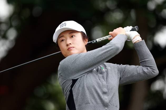 Meijer LPGA, Golf Damen Classic for Simply Give BELMONT, MICHIGAN - JUNE 12: Yu Liu of Beijing, People™s Republic of China hits from the 6th tee during the first round of the Meijer LPGA Classic for Simply Give golf tournament at Blythefield Country Club in Belmont, MI, USA Thursday, June 12, 2025. Belmont Michigan United States  Copyright: xAmyxLemusx originalFilename:lemus-meijerlp250612_nphSL.jpg