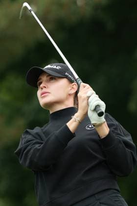 Meijer LPGA, Golf Damen Classic BELMONT, MICHIGAN-JUNE 12: Nataliya Guseva plays her tee shot on the 11th hole during the first round of the Meijer LPGA Classic for Simply Give golf tournament at Blythefield Country Club in Belmont, MI, USA Thursday, June 12, 2025. Belmont Michigan United States  Copyright: xJorgexLemusx originalFilename:lemus-meijerlp250612_npjOV.jpg