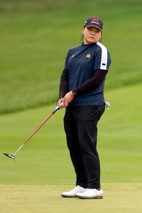 Meijer LPGA, Golf Damen Classic for Simply Give BELMONT, MICHIGAN - JUNE 12: Wichanee Meechai of Bangkok, Thailand reacts to her putt on the 3rd green during the first round of the Meijer LPGA Classic for Simply Give golf tournament at Blythefield Country Club in Belmont, MI, USA Thursday, June 12, 2025. Belmont Michigan United States  Copyright: xAmyxLemusx originalFilename:lemus-meijerlp250612_npSwK.jpg